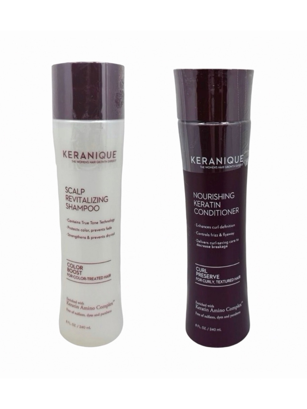 Keranique Scalp Revitalizing Shampoo & Nourishing Keratin Conditioner Set